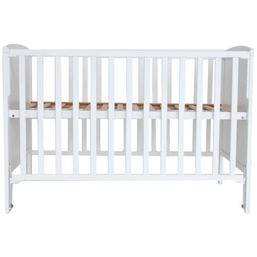 Prénatal Ledikant Skye - Babybedje met Platte Spijlen - 60 x120 cm - Exclusief Matras - Wit