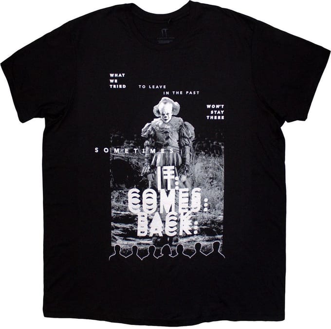 It - It Comes Back Heren Tshirt - XXL - Zwart