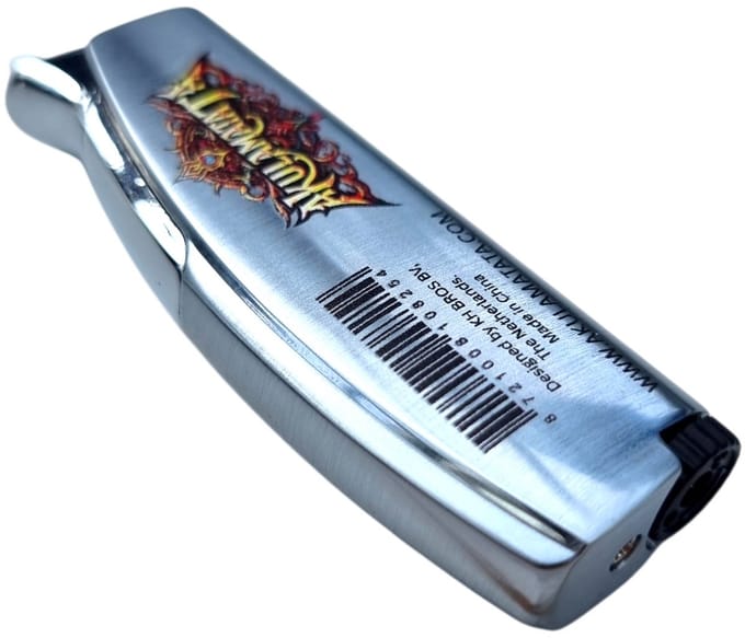 AKULAMATATA SilverWing Windproof Jet Flame Lighter - Refillable Metal Lighter