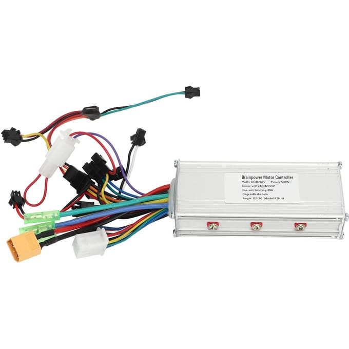 48V 60V 500W Controller Waterdichte Elektrische Scooter Controller met Display voor DIY Elektrische Fiets white