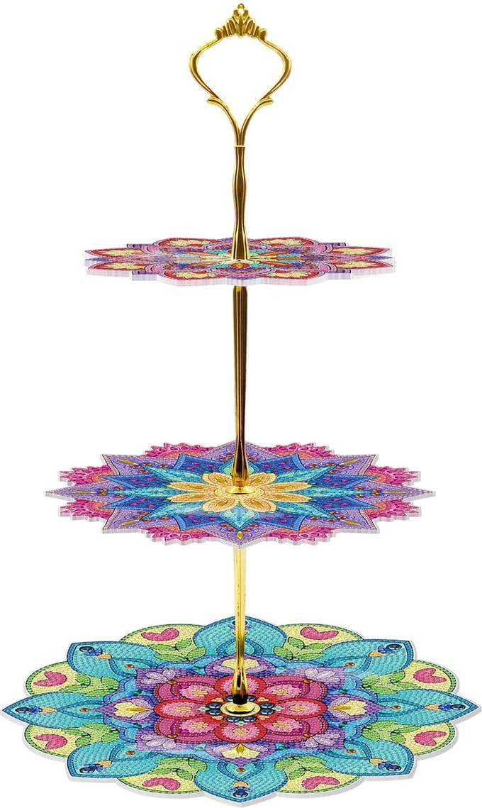 Etagère 302 - Mandala - Diamond painting - compleet pakket - Diamond painting by Wietske