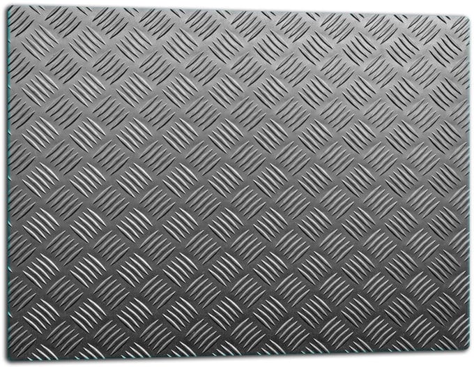 TMK ArtDeko - Snijplank - 52x40 cm - Grijs - Glas - Inductiebescherming