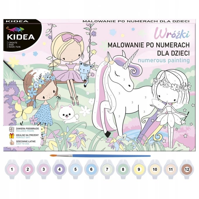 Schilderen op Nummer: Feeën - Creatieve Set voor Kinderen