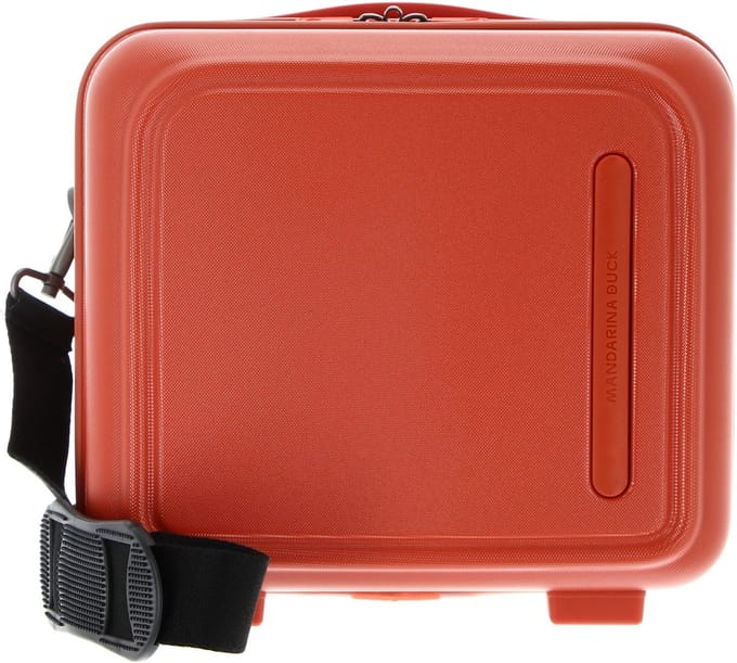 MANDARINA DUCK cosmetische tas Logoduck + Beauty Case Ginger koraalrood