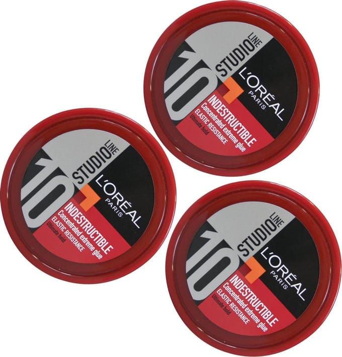 Loreal Paris Studio Line Indestructible Haar Gel Tripple Pack - 3 x 150 ml