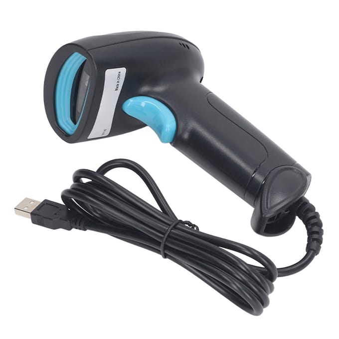 1D Barcodescanner Hoge Nauwkeurigheid Snelle Decodering Ergonomisch USB Bedraad 1D Barcodelezer voor black