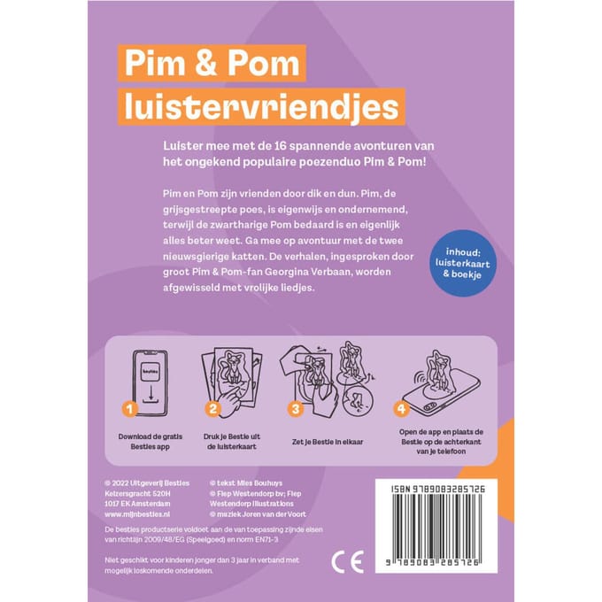 Luistervriendjes - Pim & Pom - Mies Bouhuys