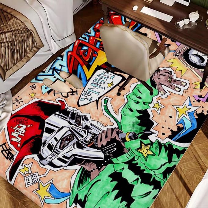 MF DOOM Vloermatten Antislip Waterabsorberend Langwerpige Mat Slaapkamer Mat Welkomstmat 40x60cm white