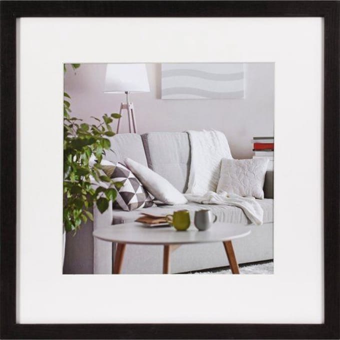 Fotolijst - Henzo - Modern - Fotomaat 40x40 cm - Donkerbruin