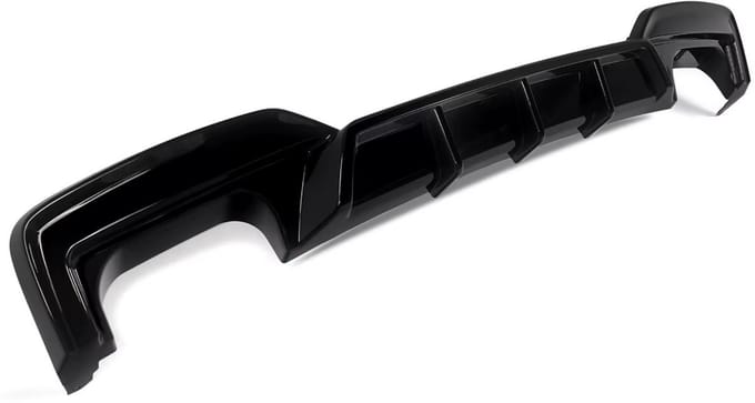 Diffuser Nitro - Achterbumper Diffuser Nitro - Gloss Zwart - Voor BMW M6 F06/F12/F13 650i/640i (2012-2018) - Auto accessoires