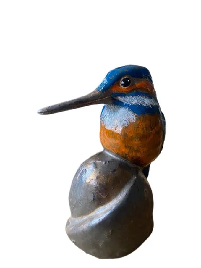ijsvogel urn, as bestemming, urnen ijs vogel brons