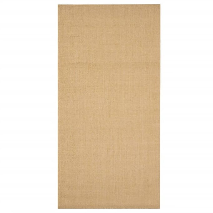 vidaXL - Vloerkleed - 100x200 - cm - natuurlijk - sisal