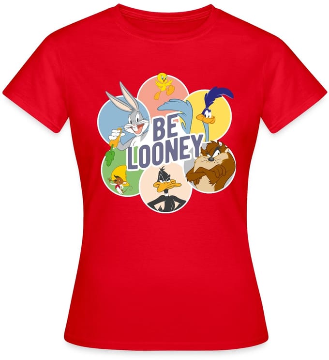 Looney Tunes Kaarakters Be Looney T-Shirt Dames