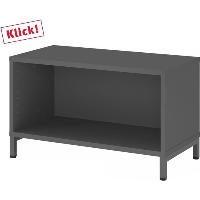 FlexWall | 1 OH | kast met sokkelframe - Grafiet