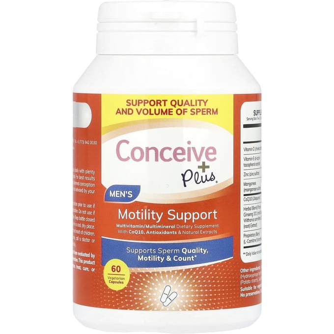 Conceive Plus, Mannen Atletische Prestaties, 60 Plantaardige Capsules