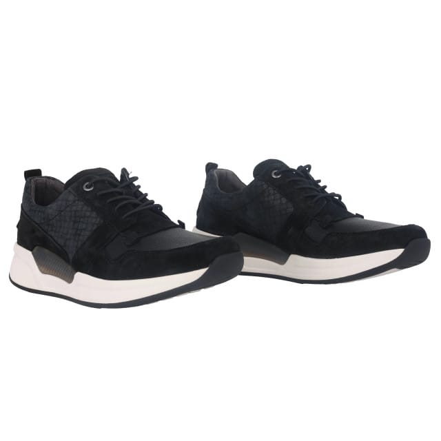 Gabor rollingsoft sensitive 96.955.87 - dames rollende wandelsneaker - Zwart - maat 38 (EU) 5 (UK)