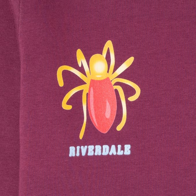 Riverdale Cheryl Blossom Broach Unisex Sweatshirt - Bordeaux - XXL