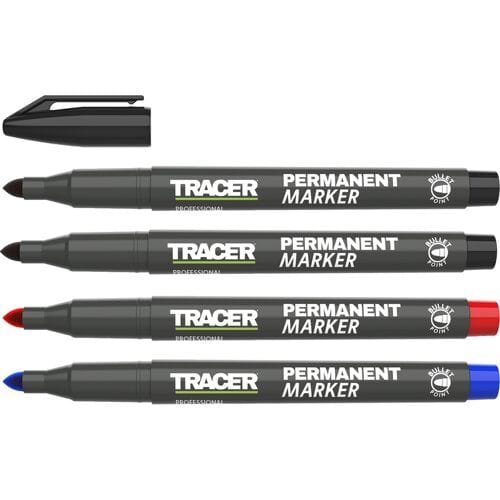 TRACER Permanent Marker Assortiment 4 delig