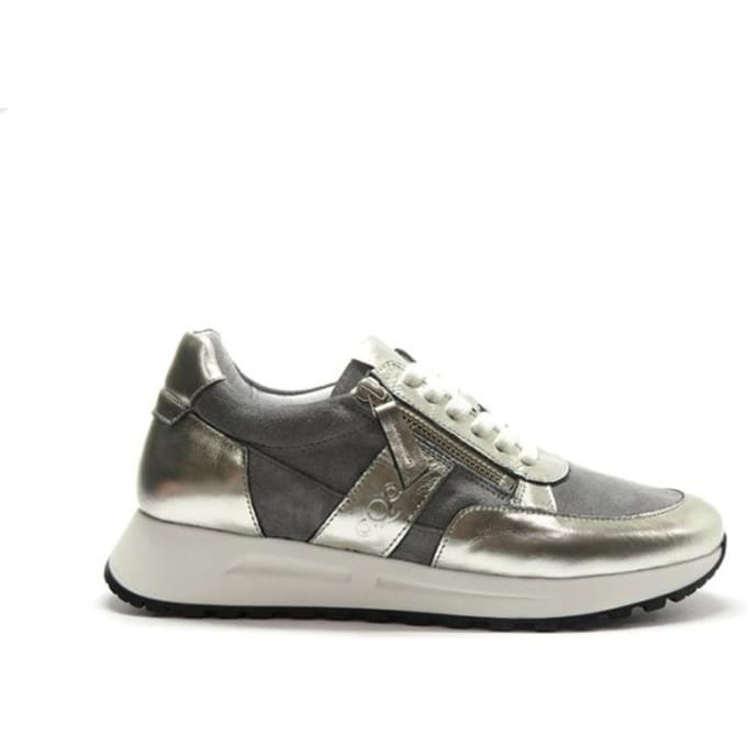 Aqa Sneakers grijs Suede - Dames - Maat 41