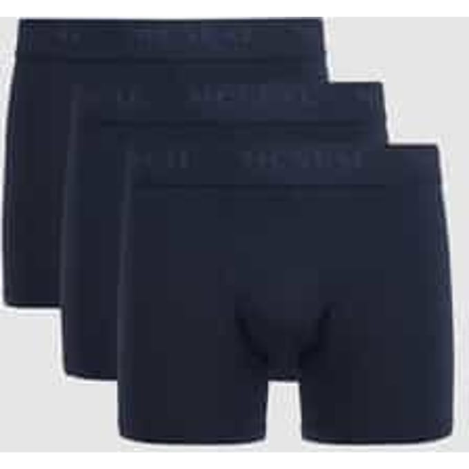 Boxershort met band met label in een set van 3 stuks
