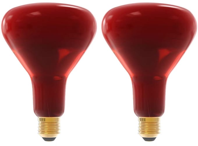 Technik E27 Infraroodlamp Dimbaar 250W - Volledig Infrarood Lamp R125 - 2 stuks