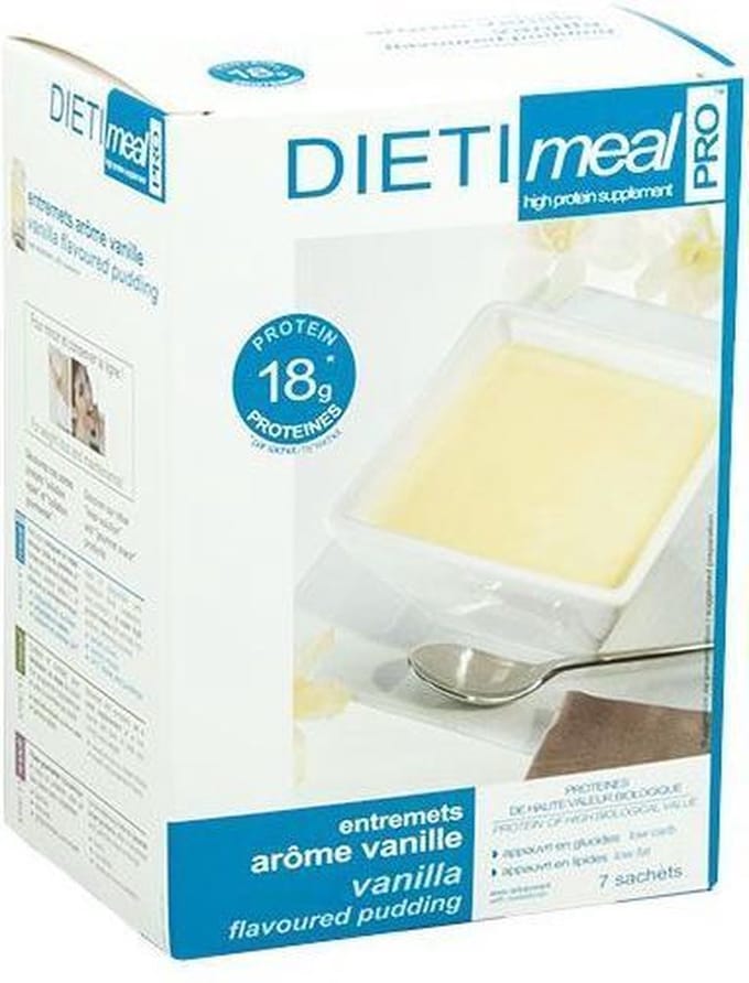 Dieti Vanille Shake/Pudding - 7 stuks - Maaltijdvervanger