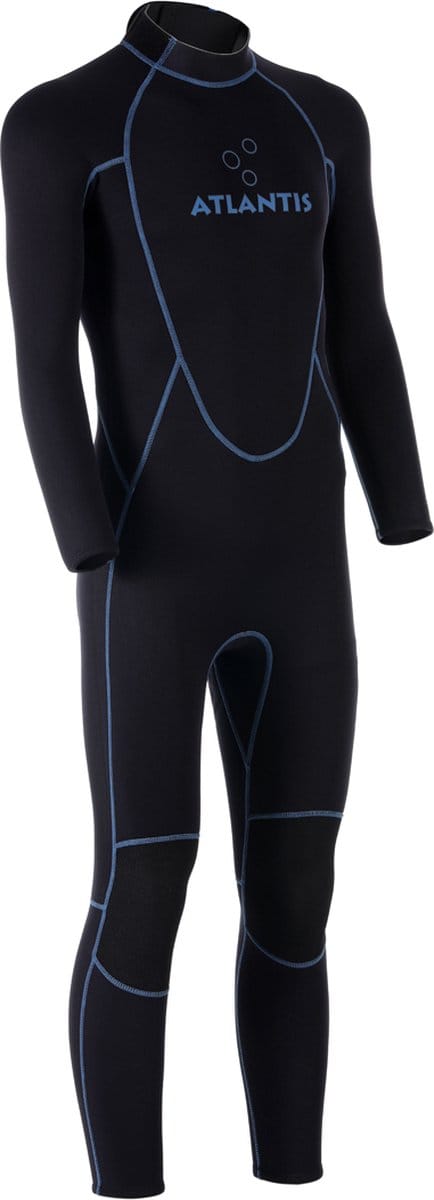 Atlantis 3/2mm Adventure Full - Wetsuit - Heren - Zwart/Blauw - M