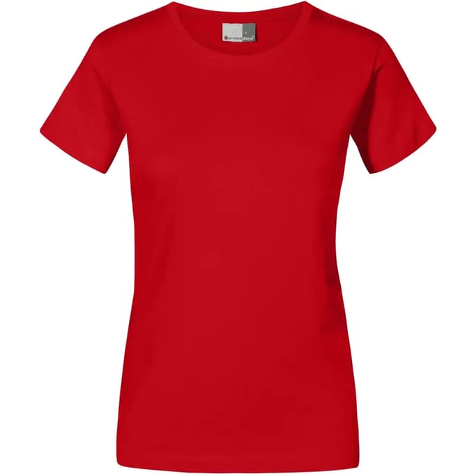 Promodoro Women´s Premium-T E3005 - Fire red - M