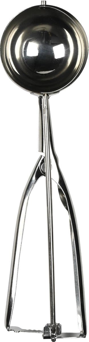 Benson IJslepel/ijsschep - scoops opscheppen - RVS - L23,5 x d6 cm - Scoop lepel - zilver