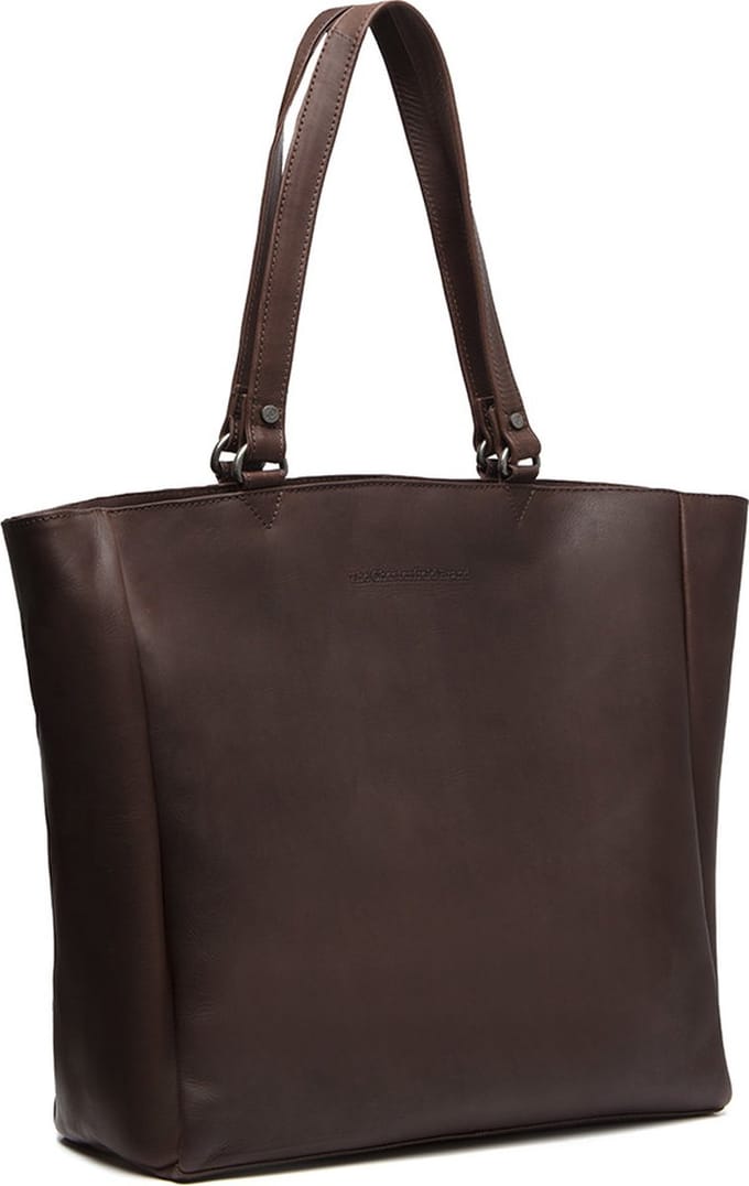 Chesterfield Berlin Waxed Pull Up Shopper Groot - Bruin