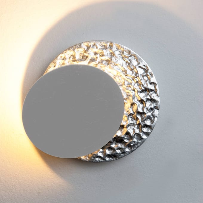 Holländer LED wandlamp Coronare Piccolo, zilver