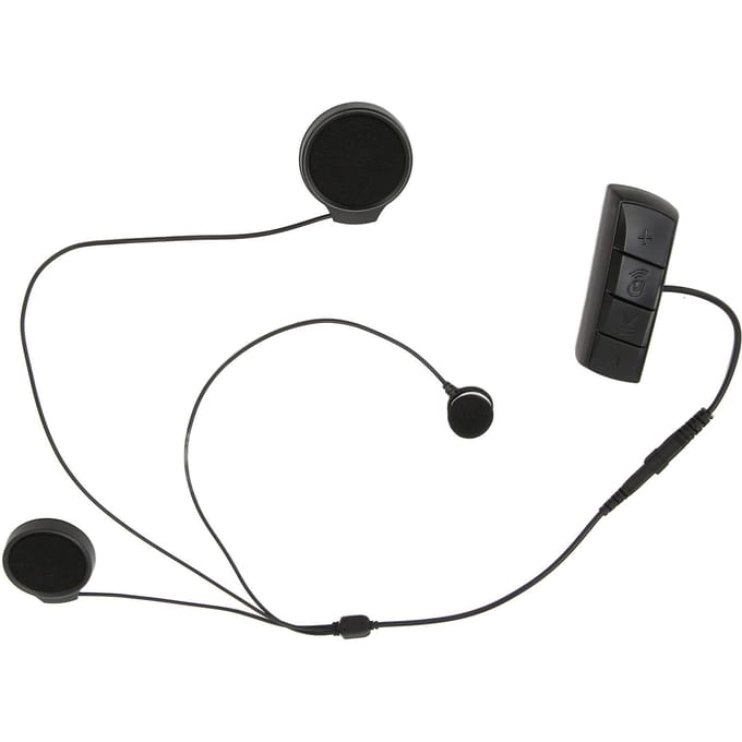 Casque moto Bluetooth 5.0, navigation GPS, appels mains libres, musique stéréo, étanche black