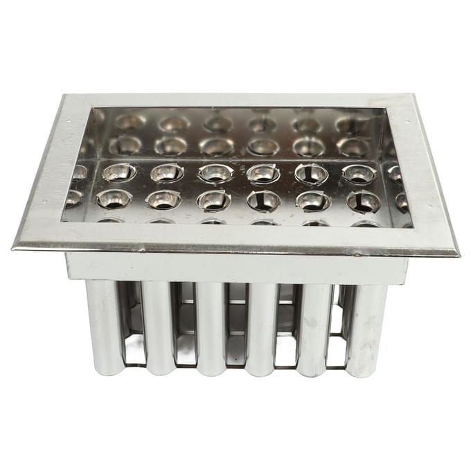 IJsstokjes Vormmachine 304 Roestvrij Staal Zilver IJsstokjes Vorm Maakmachine black