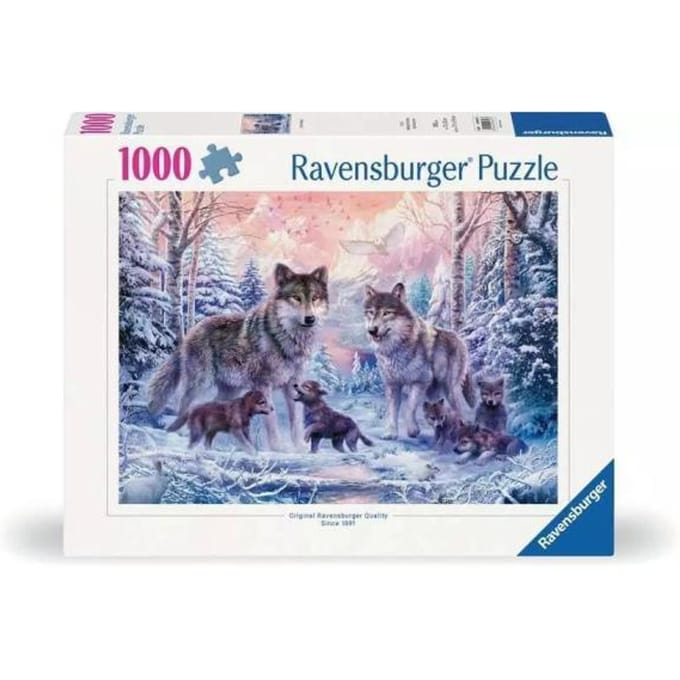 Ravensburger puzzel legpuzzel Arctische Wolven - 1000 stukjes dieren.