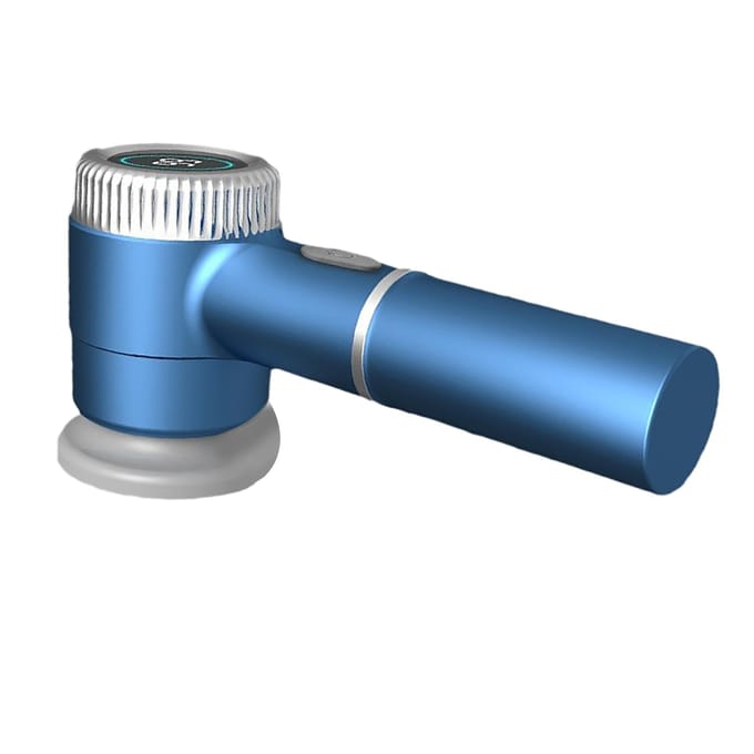 Elektrische Spin Schrobber met 5 Borstelkoppen Snoerloos Efficiënt Multifunctioneel Oplaadbaar Handheld blauw