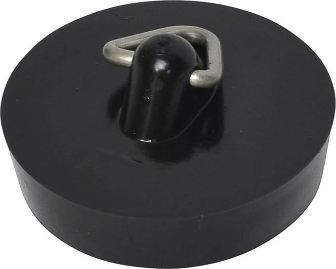Go Go Gadget - Gootsteendop - Dop - Gootsteen afsluiten - One Size - Zwart - 44 mm