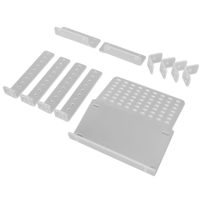 Transparant Schildpadden Zonneplatform Acryl Verstelbare Ophanging Multifunctioneel Aquatisch Zonneplatform voor Reptiel M white