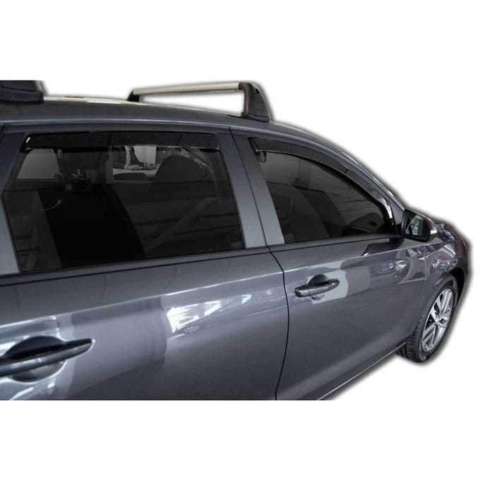 Déflecteurs d'air - Hyundai i30 (depuis 2017) Hatchback - 4 pièces - Acrylique anti-UV - Montage facile