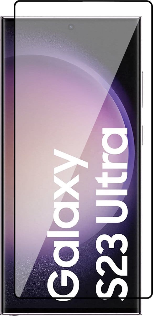 Screenprotector geschikt voor Samsung Galaxy S23 Ultra - PET Glasfolie Beschermglas Screen Protector