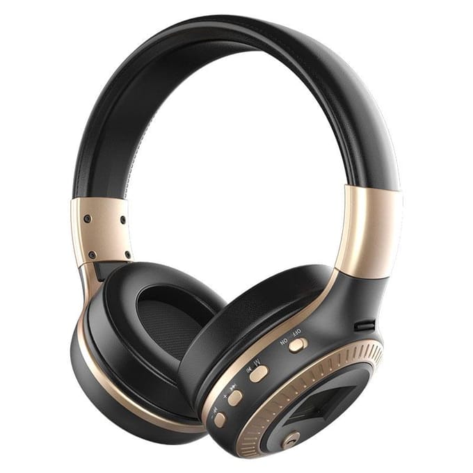 Casque d'ordinateur de téléphone avec Microphone, casque de jeu confortable sans fil BT noir