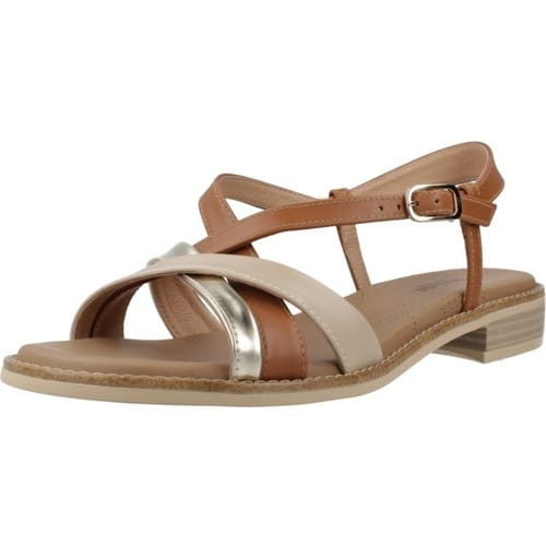 Nero Giardini - E615890D - Platte sandalenDames Sandalen - Kleur: Wit/beige - Maat: 39