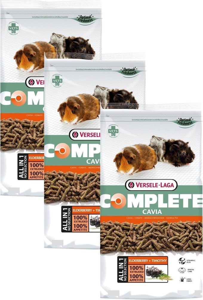 Versele-Laga Complete Cavia - Caviavoer - 3 x 1.75 kg