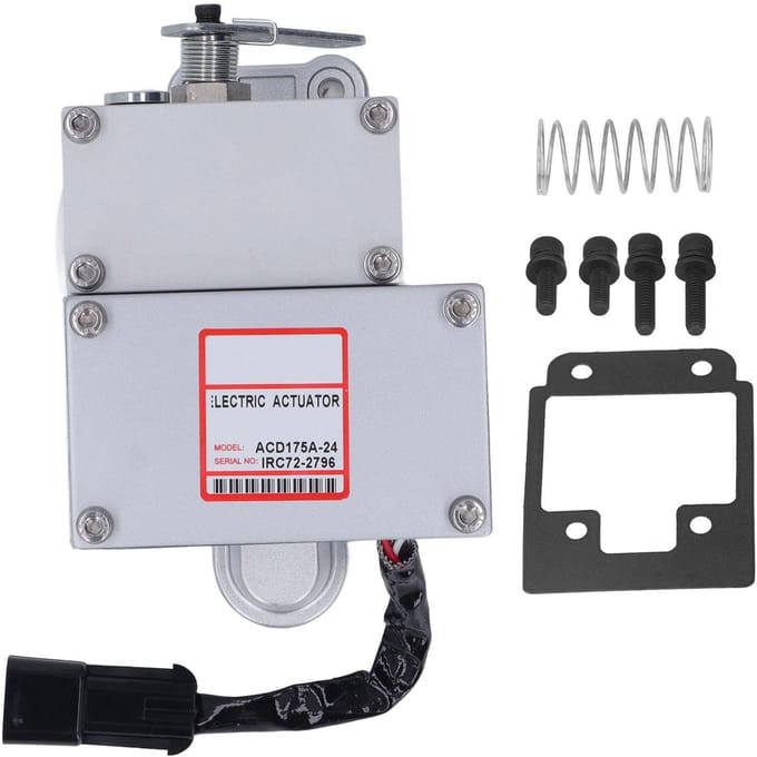 24V DC Diesel Generator Aggregaat Externe Actuator Elektromagnetische Elektronische Gasklep Regeling Actuator