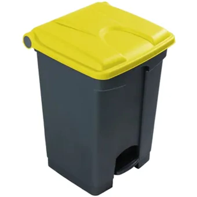 Engels Donkergrijze Pedaal-afvalbak – 45 Liter, Pp Kunststof