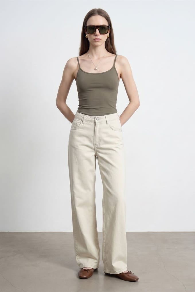 Hoge Taille Wijde Jeans