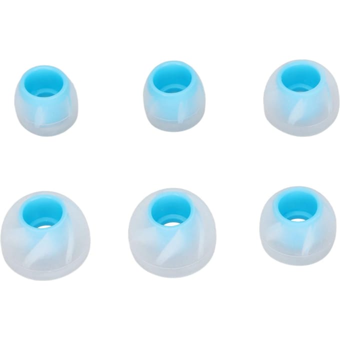 6 stuks Oordopjes Siliconen Zacht Geluidsisolatie 3 Maten Vervangende Oordopjes voor 4,5-6,5 mm white