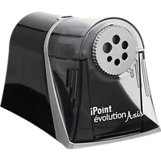 Westcott puntenslijper - iPOINT evolution Axis - netstroom - 6 slijpgaten - zwart - AC-E15509