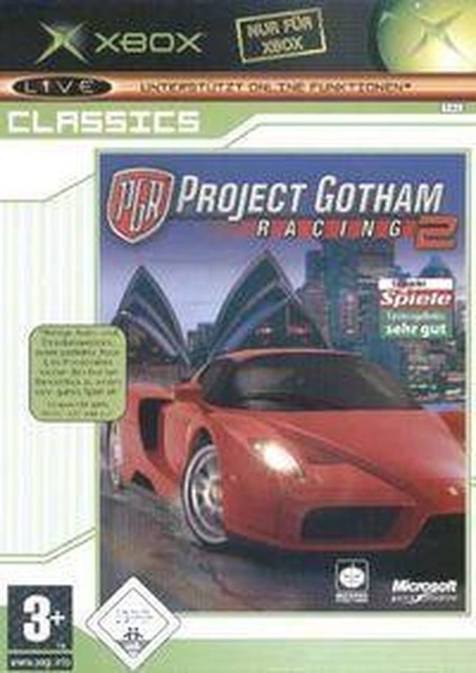 Project Gotham Racing 2-Classics Duits (Xbox) Gebruikt