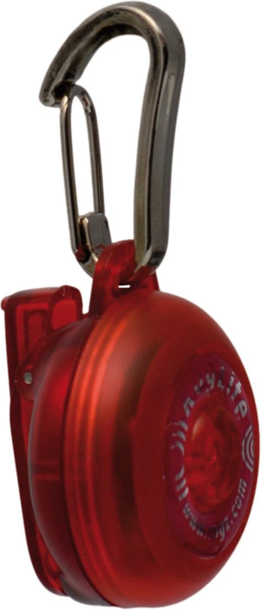 Rogz for Dogs RogLite hondenlampje - Rood - waterbestendig - LED dierenlampje