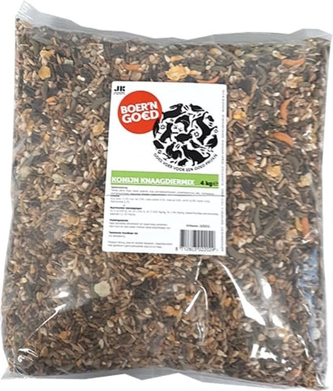 Knaagdiervoer  4 kg | Boer'n Goed Konijn, Knaagdiermix